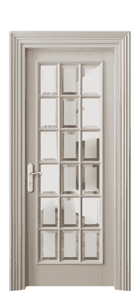 Дверь межкомнатная 6510 БСБЖ САТ-Ф. Цвет Бук светло-бежевый. Материал Массив бука эмаль. Коллекция Imperial. Картинка.