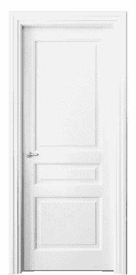 Дверь межкомнатная 6305 ББЛ. Цвет Бук белоснежный. Материал Массив бука эмаль. Коллекция Toscana Plano. Картинка.