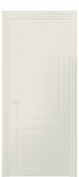 Дверь межкомнатная 8002 ММБ. Цвет Матовый молочно-белый. Материал Гладкая эмаль. Коллекция Neo Classic. Картинка.