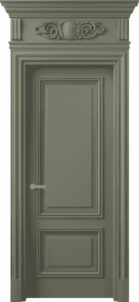 Дверь межкомнатная 7303 БОТ . Цвет Бук оливковый тёмный. Материал Массив бука эмаль. Коллекция Antique. Картинка.