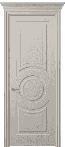 Дверь межкомнатная 8461 МСБЖ . Цвет Матовый светло-бежевый. Материал Гладкая эмаль. Коллекция Mascot. Картинка.