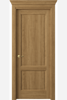Дверь межкомнатная 1421 ГОР. Цвет Грецкий орех. Материал Ламинатин. Коллекция Galant. Картинка.