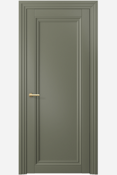 Дверь межкомнатная 2501 МОТ. Цвет Матовый оливковый тёмный. Материал Гладкая эмаль. Коллекция Centro. Картинка.
