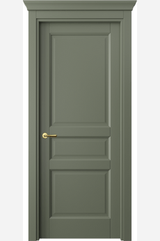 Дверь межкомнатная 1431 СТОВ. Цвет Софт-тач оливковый. Материал Полипропилен. Коллекция Galant. Картинка.