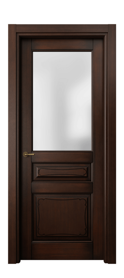 Межкомнатная дверь Toscana Elegante 6324 Бук тёмный с патиной Сатинированное стекло. Цена 712830 #CURRENCY# | Volhovec