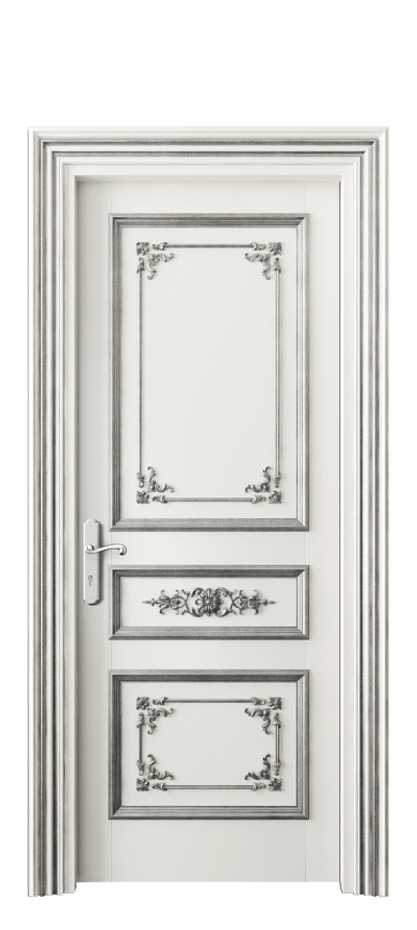 Межкомнатная дверь Imperial 6503 Бук жемчужный серебряный антик  Цена 1099300 #CURRENCY# | Volhovec