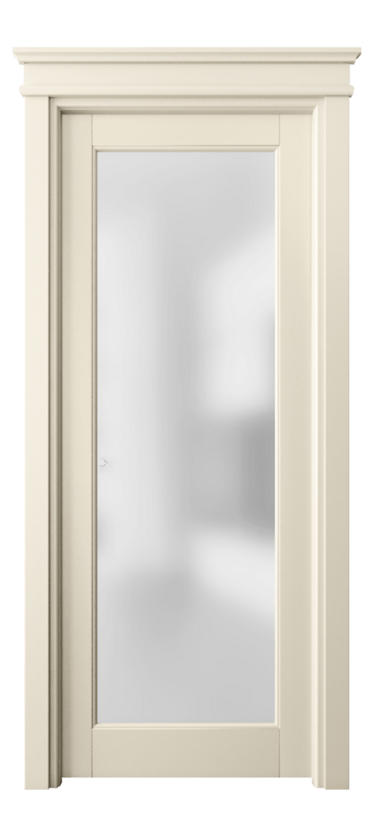 Межкомнатная дверь Toscana Elegante 6300 Бук марципановый Сатинированное стекло. Цена 421500 AMD | Volhovec