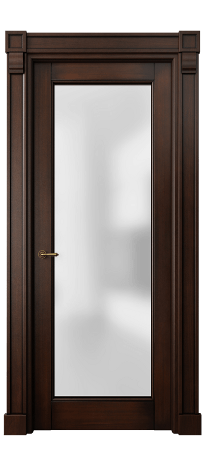 Межкомнатная дверь Toscana Elegante 6300 Бук тёмный с патиной Сатинированное стекло. Цена 985400 AMD | Volhovec