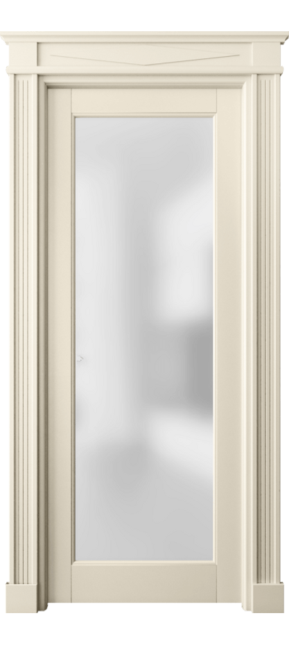 Межкомнатная дверь Toscana Elegante 6300 Бук марципановый Сатинированное стекло. Цена 421500 #CURRENCY# | Volhovec