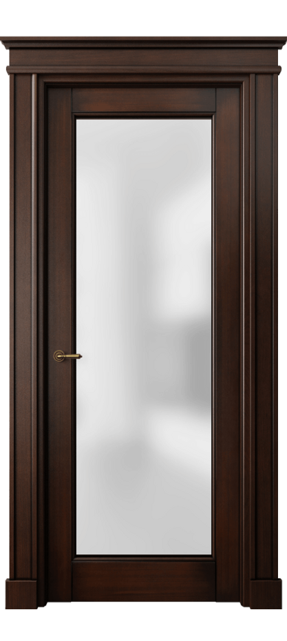 Межкомнатная дверь Toscana Elegante 6300 Бук тёмный с патиной Сатинированное стекло. Цена 1126100 AMD | Volhovec