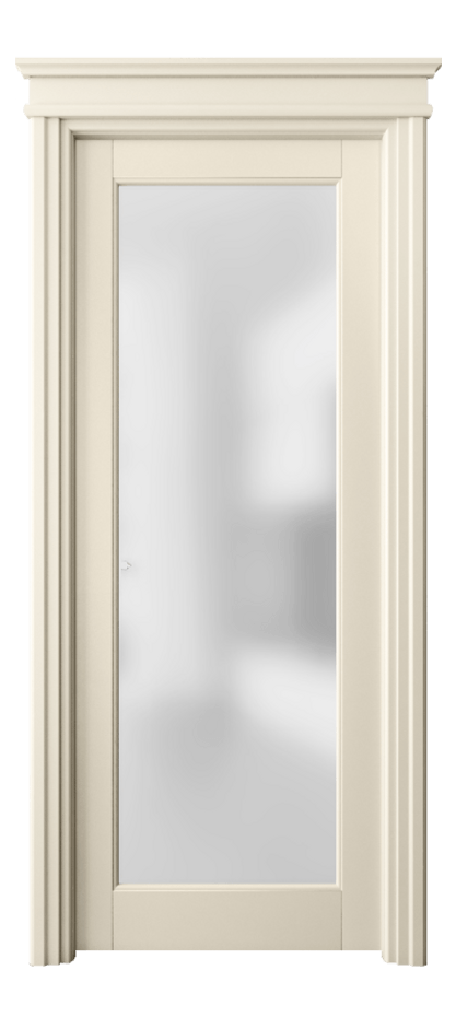 Межкомнатная дверь Toscana Elegante 6300 Бук марципановый Сатинированное стекло. Цена 421500 AMD | Volhovec