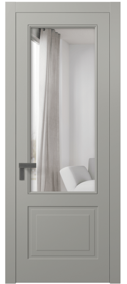 Межкомнатная дверь Rocca 8352 Матовый нейтральный серый Зеркало Цена 373600 #CURRENCY# | Volhovec
