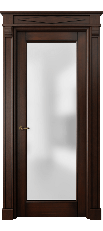Межкомнатная дверь Toscana Elegante 6300 Бук тёмный с патиной Сатинированное стекло. Цена 1196100 AMD | Volhovec