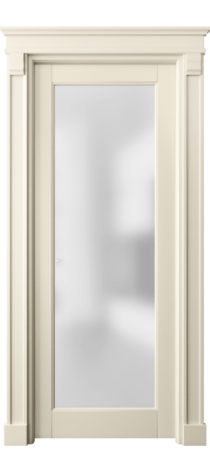 Межкомнатная дверь Toscana Elegante 6300 Бук марципановый Сатинированное стекло. Цена 421500 AMD | Volhovec