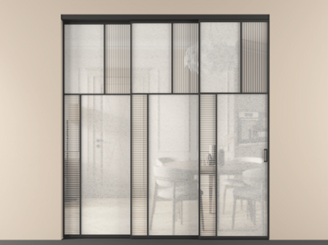 Перегородка Mosaic внутри проема телескопик синхро-3 #VENDORCODE# #FURNISH# #GLASS# Цена #PRICE# #CURRENCY# | Volhovec