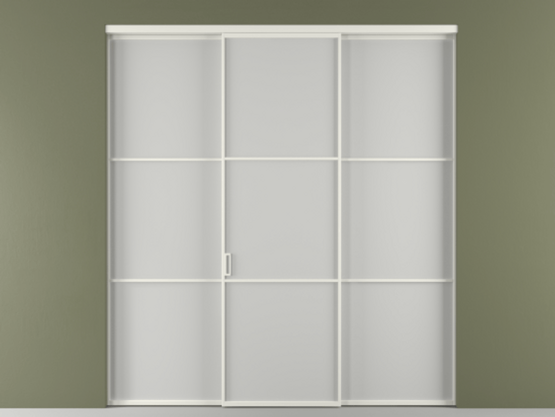 Перегородка Formato внутри проема трёхстворчатая #VENDORCODE# #FURNISH# #GLASS# Цена #PRICE# #CURRENCY# | Volhovec