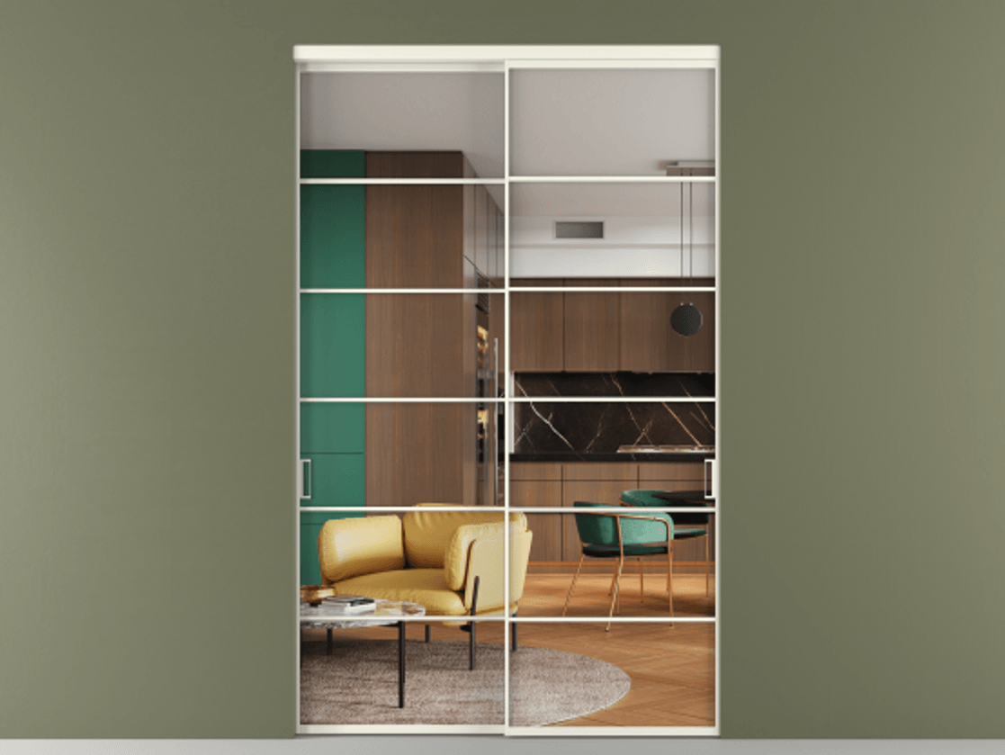 Перегородка Formato внутри проёма двустворчатая #VENDORCODE# #FURNISH# #GLASS# Цена #PRICE# #CURRENCY#  | Volhovec