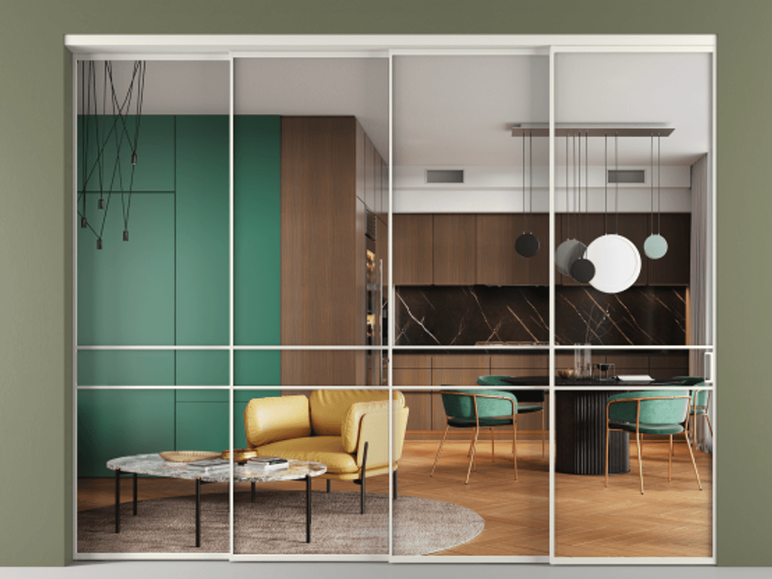 Перегородка Formato внутри проёма телескопик синхро-3 #VENDORCODE# #FURNISH# #GLASS# Цена #PRICE# #CURRENCY# | Volhovec