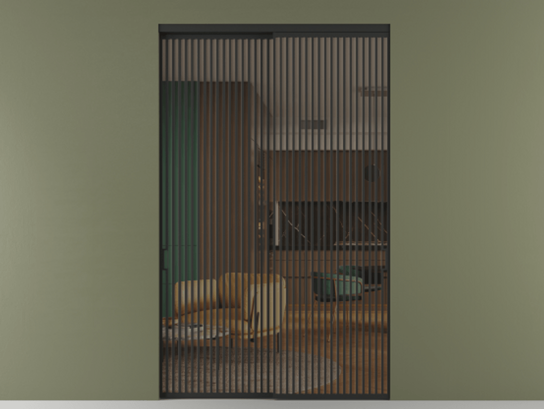 Перегородка Formato внутри проёма двустворчатая #VENDORCODE# #FURNISH# #GLASS# Цена #PRICE# #CURRENCY#  | Volhovec