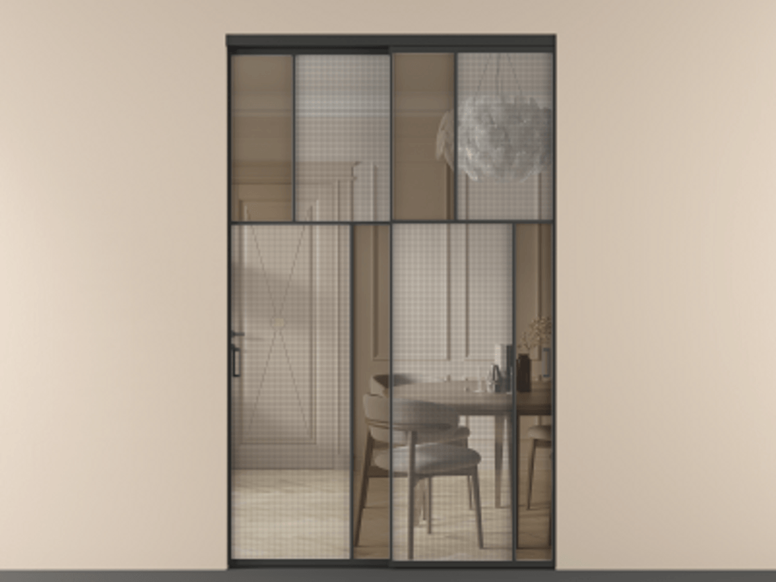 Перегородка Mosaic внутри проема двустворчатая #VENDORCODE# #FURNISH# #GLASS# Цена #PRICE#  | Volhovec