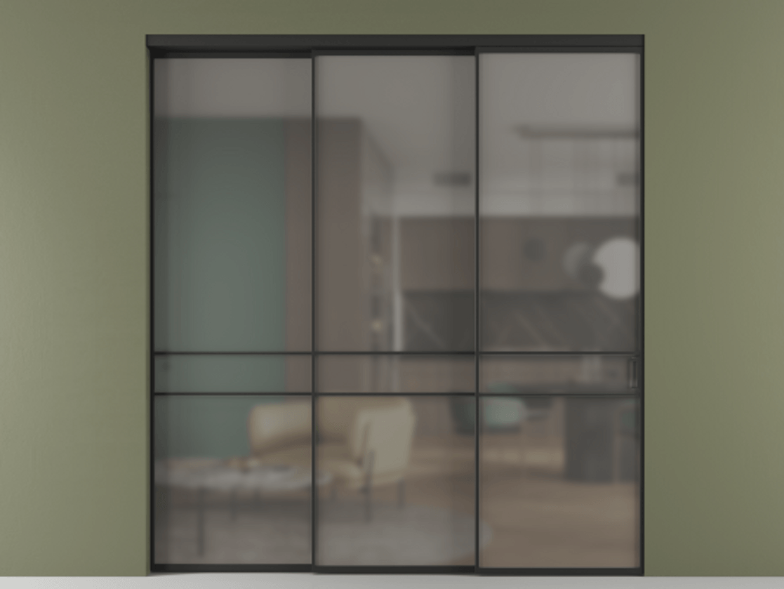 Перегородка Formato внутри проёма телескопик синхро-2 #VENDORCODE# #FURNISH# #GLASS# Цена #PRICE# #CURRENCY#  | Volhovec
