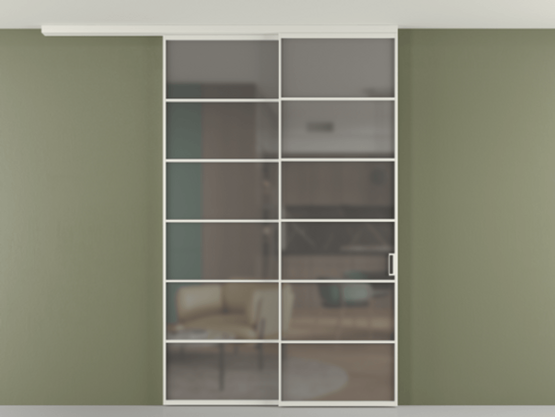 Перегородка Formato вдоль стены на потолок телескопик синхро 2 #VENDORCODE# #FURNISH# #GLASS# Цена #PRICE# #CURRENCY# | Volhovec