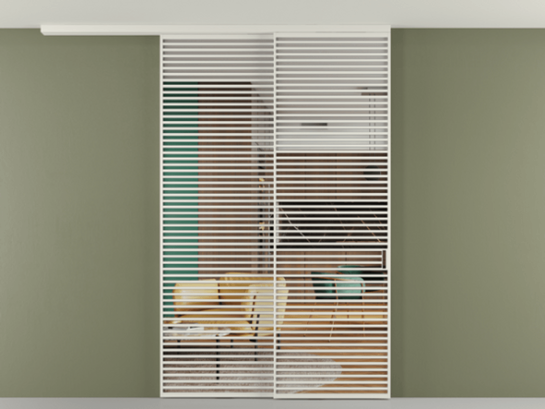 Перегородка Formato вдоль стены на потолок телескопик синхро 2 #VENDORCODE# #FURNISH# #GLASS# Цена #PRICE# #CURRENCY# | Volhovec
