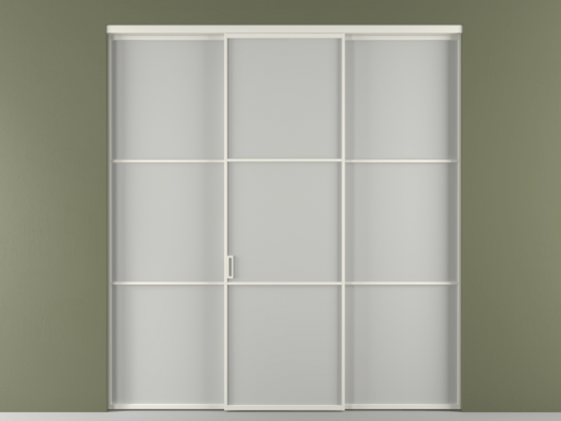 Перегородка Formato внутри проема трёхстворчатая #VENDORCODE# #FURNISH# #GLASS# Цена #PRICE# #CURRENCY# | Volhovec