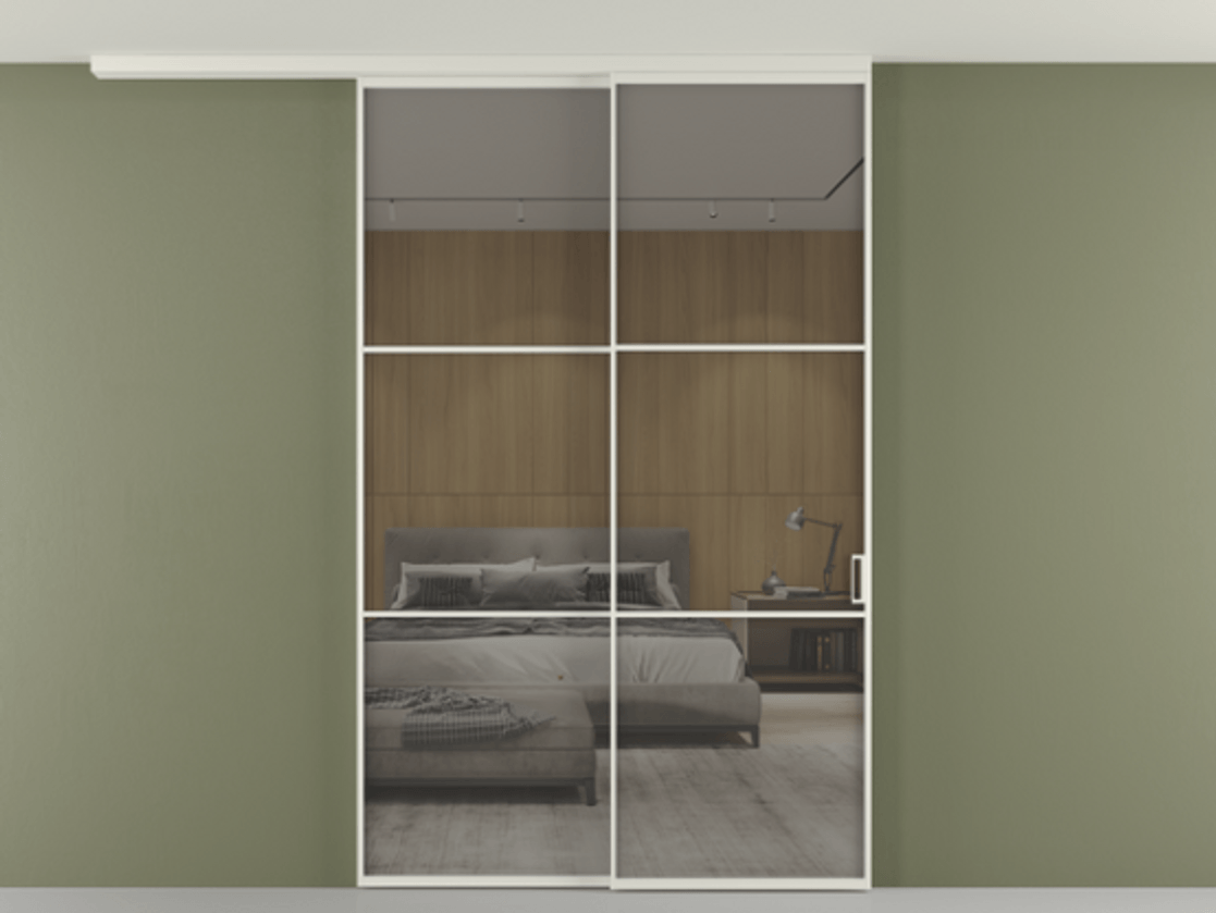 Перегородка Formato вдоль стены на потолок телескопик синхро 2 #VENDORCODE# #FURNISH# #GLASS# Цена #PRICE#  | Volhovec