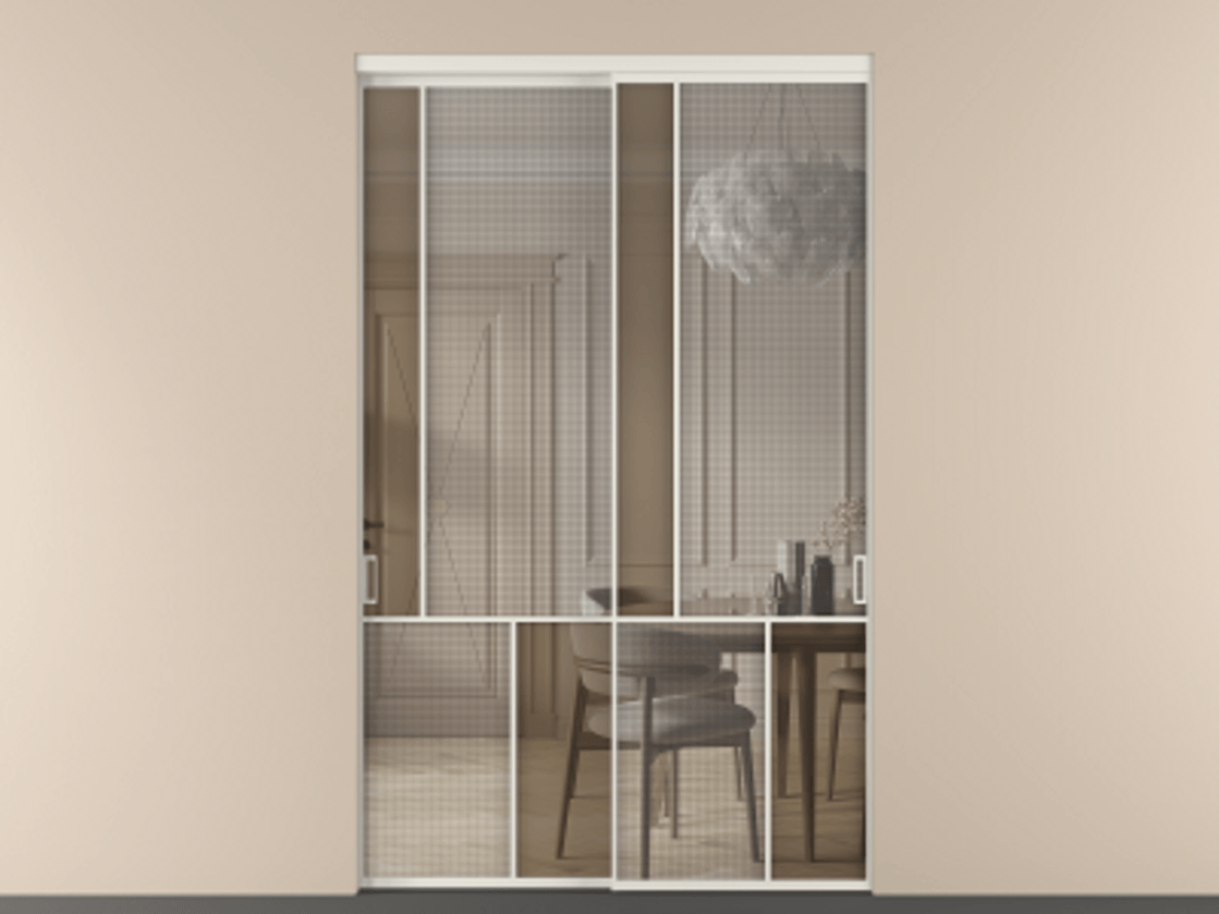 Перегородка Mosaic внутри проема двустворчатая #VENDORCODE# #FURNISH# #GLASS# Цена #PRICE# #CURRENCY# | Volhovec