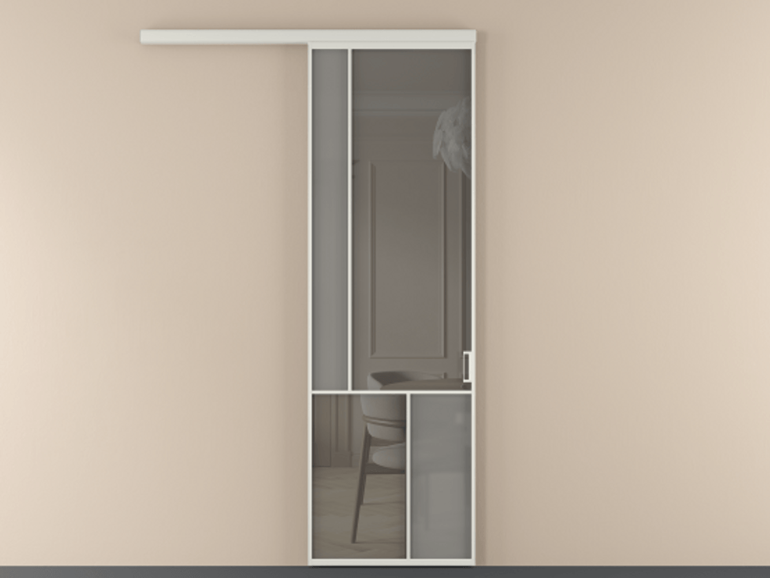 Перегородка Mosaic вдоль стены одностворчатая #VENDORCODE# #FURNISH# #GLASS# Цена #PRICE# #CURRENCY# | Volhovec