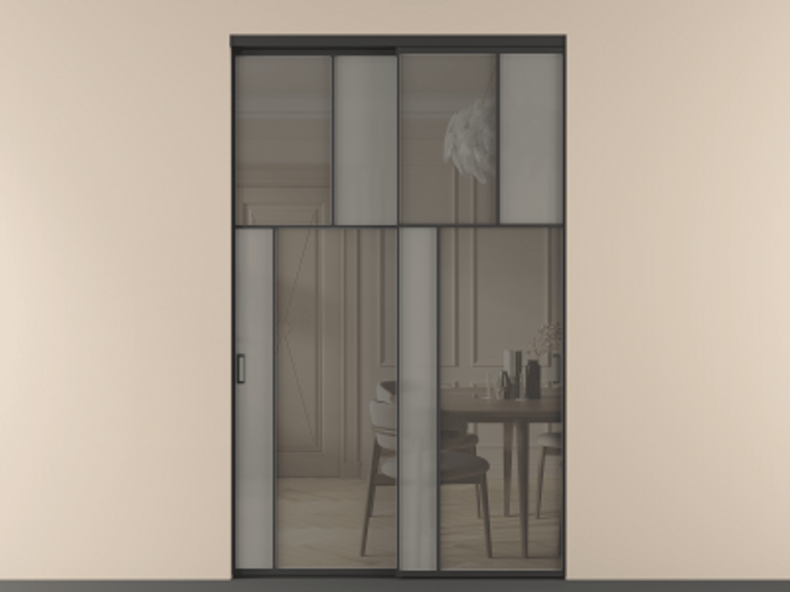 Перегородка Mosaic внутри проема двустворчатая #VENDORCODE# #FURNISH# #GLASS# Цена #PRICE# #CURRENCY# | Volhovec