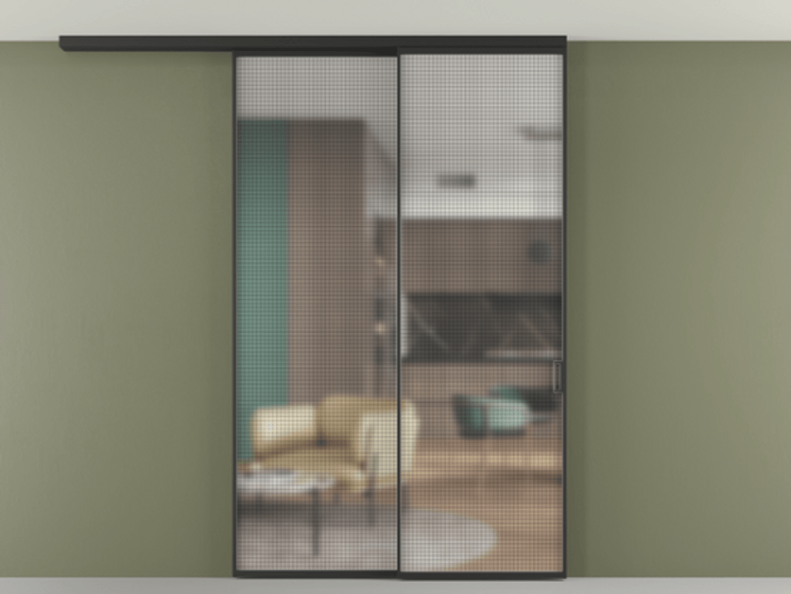 Перегородка Formato вдоль стены на потолок телескопик синхро 2 #VENDORCODE# #FURNISH# #GLASS# Цена #PRICE#  | Volhovec