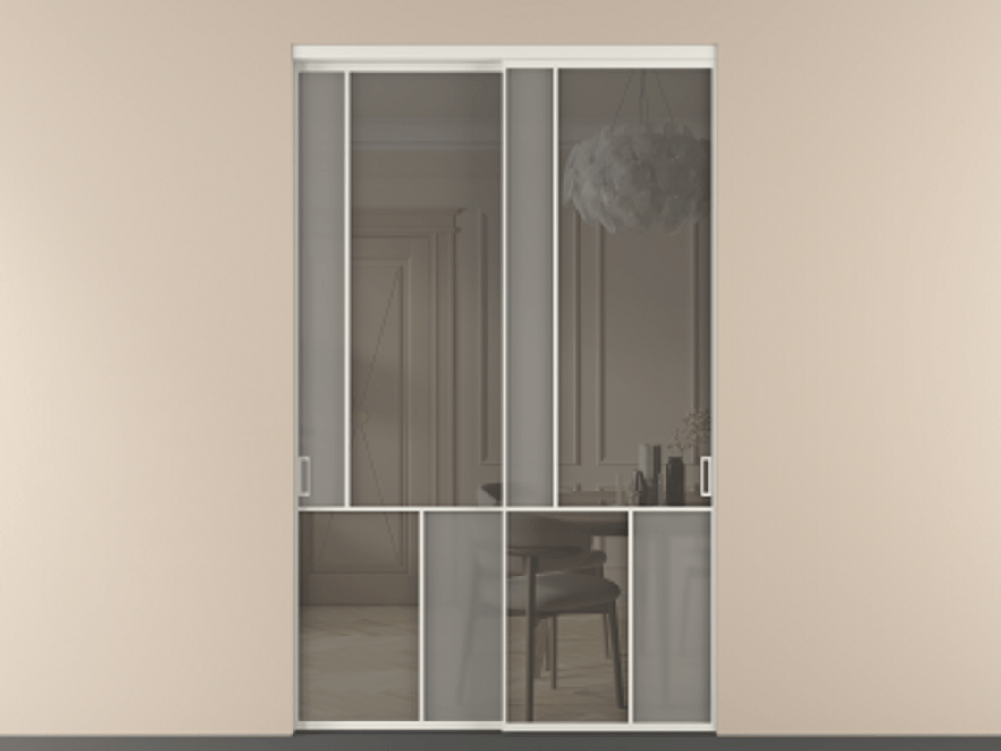 Перегородка Mosaic внутри проема двустворчатая #VENDORCODE# #FURNISH# #GLASS# Цена #PRICE# #CURRENCY# | Volhovec