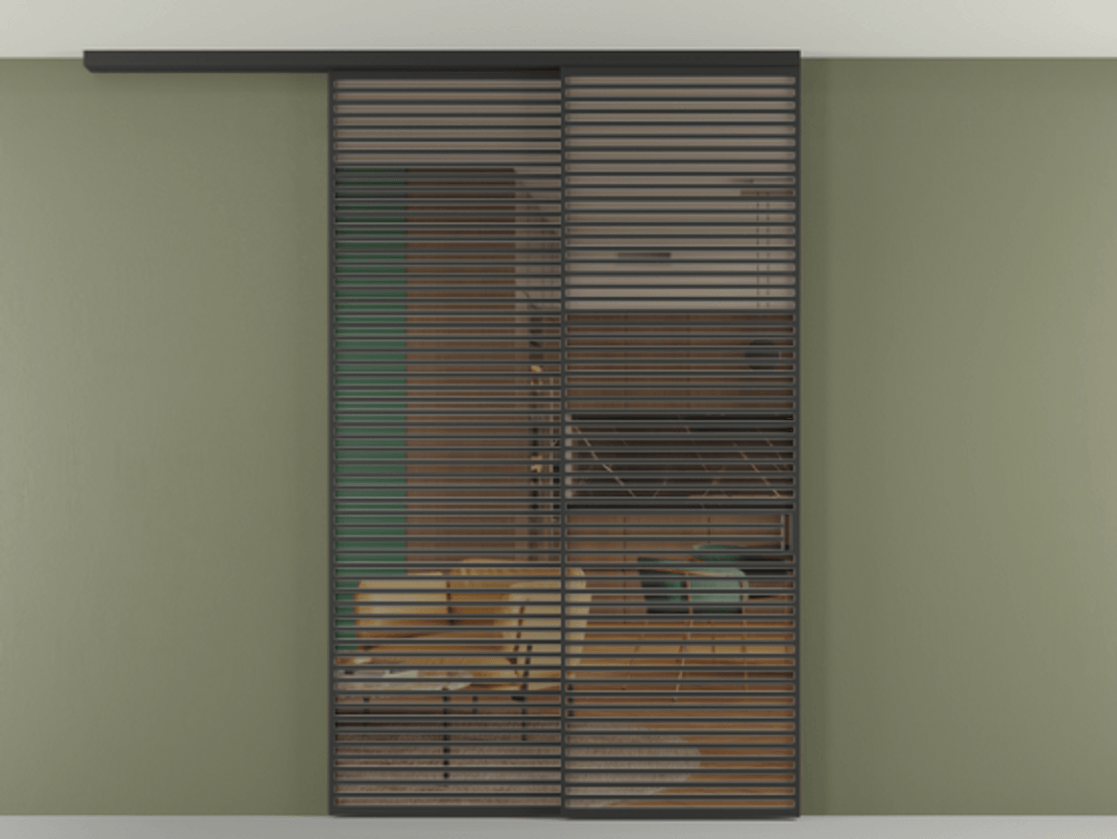 Перегородка Formato вдоль стены на потолок телескопик синхро 2 #VENDORCODE# #FURNISH# #GLASS# Цена #PRICE# #CURRENCY# | Volhovec