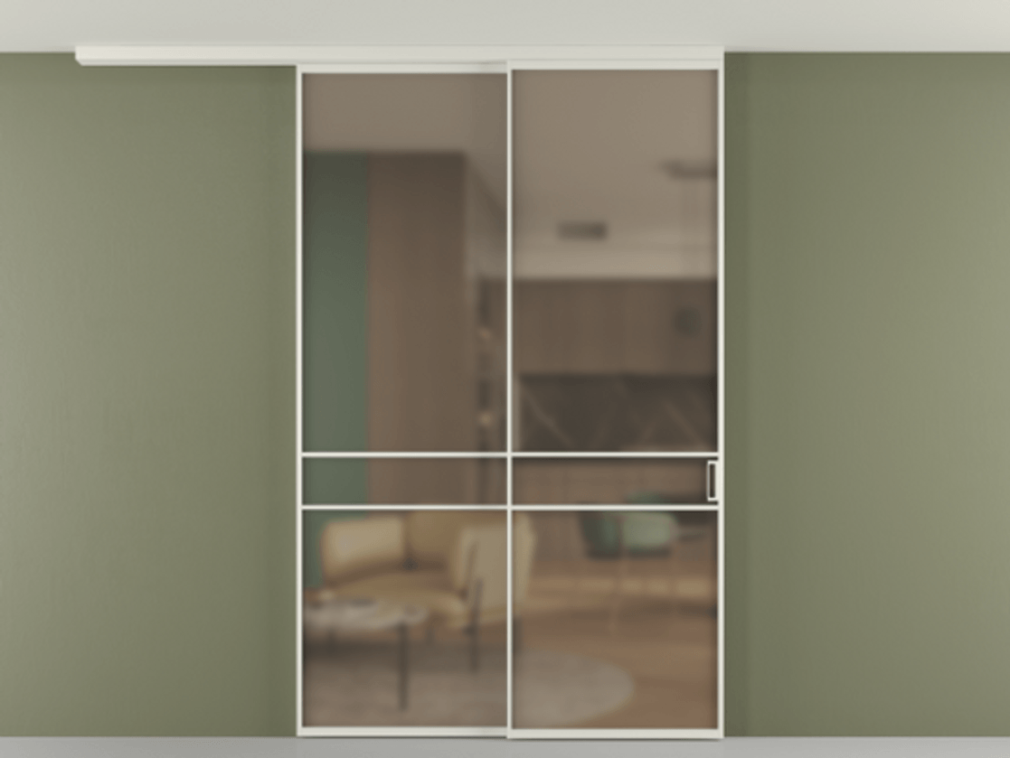 Перегородка Formato вдоль стены на потолок телескопик синхро 2 #VENDORCODE# #FURNISH# #GLASS# Цена #PRICE# #CURRENCY# | Volhovec